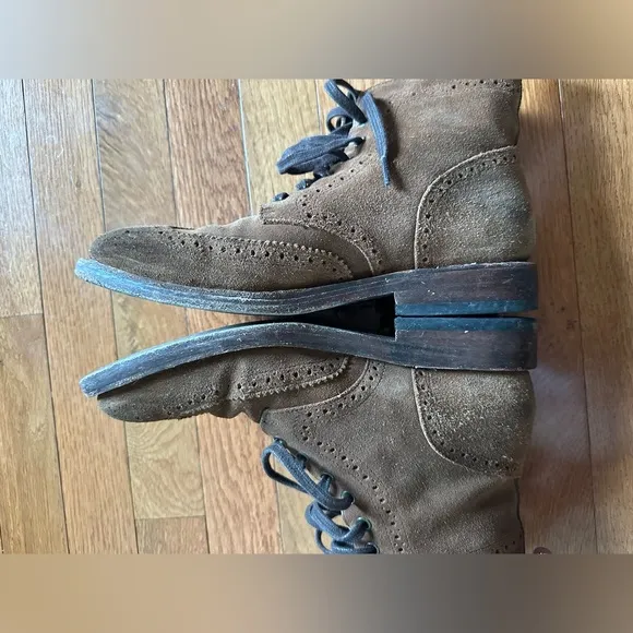 Thursday Boots suede wingtip