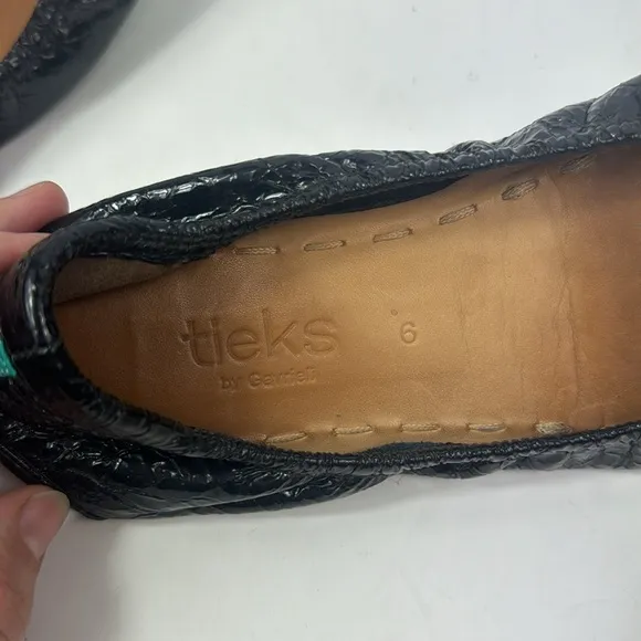 Tieks Black Patent Leather Women's Flat Shoes