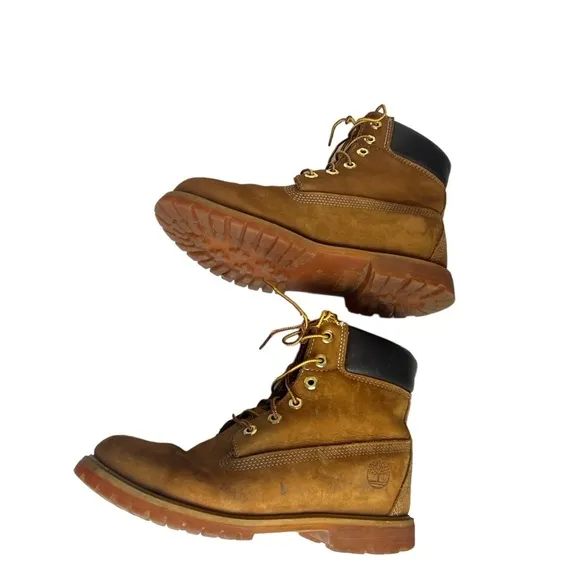 Timberland 6 Inch Premium Waterproof Boots in Wheat Suede Women’s Size 9​​​​