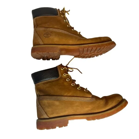Timberland 6 Inch Premium Waterproof Boots in Wheat Suede Women’s Size 9​​​​