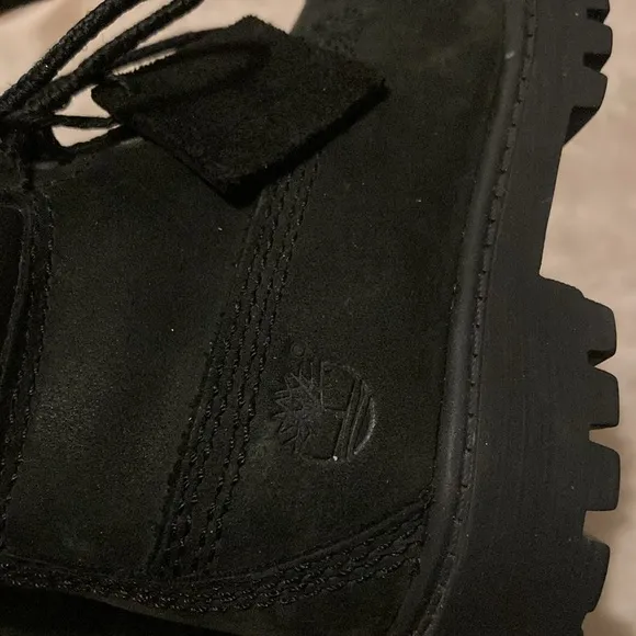 Timberland 6” Premium Black Boots 12807 Toddler 6M
