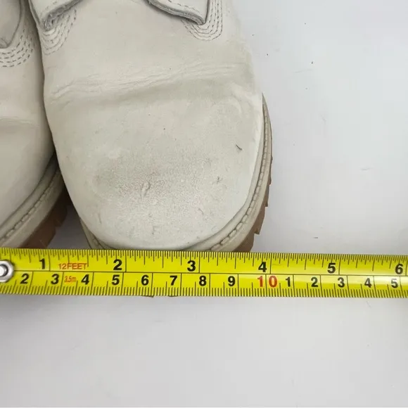 Timberland Boots Primaloft 400 Gram Light Gray Leather Waterproof Mens Size 7.5