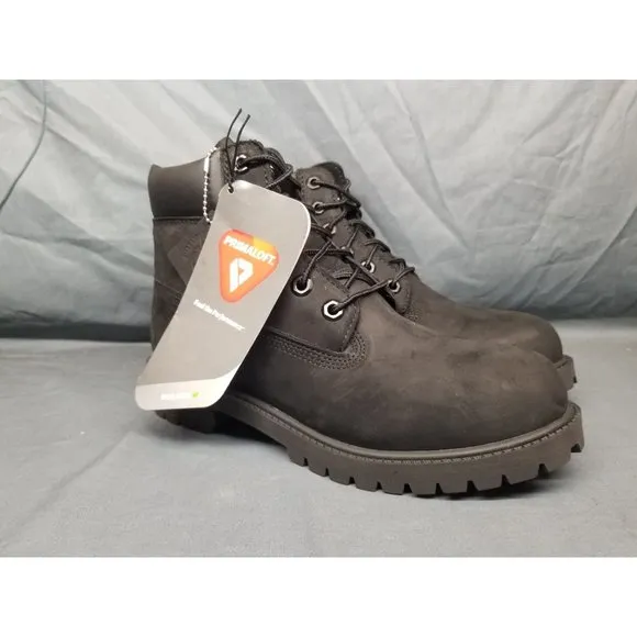 Timberland Boys 6 Inch Premium Waterproof Boots Black Size 4.5 NEW NO BOX!