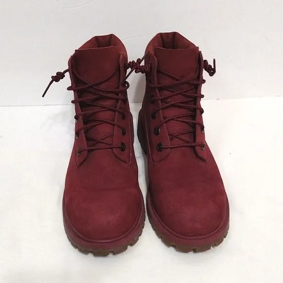 Timberland Cap Toe Grunge Nubuck Waterproof Lug Sole Boots Men's 7, Women's 8.5