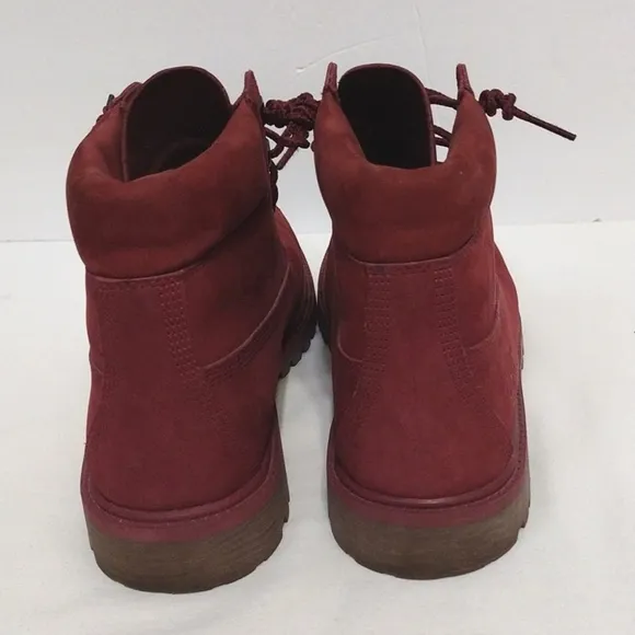 Timberland Cap Toe Grunge Nubuck Waterproof Lug Sole Boots Men's 7, Women's 8.5