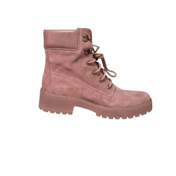 Timberland Carnaby Cool 6in BOOTS Taupe Suede Womens Size 10 NWT/NIB