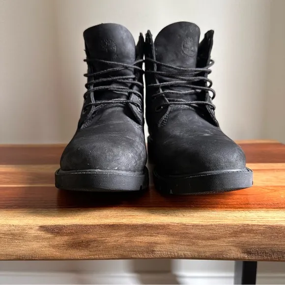 Timberland Linden Woods Black Waterproof Leather Boots Women’s Size 7.5 Lug Sole
