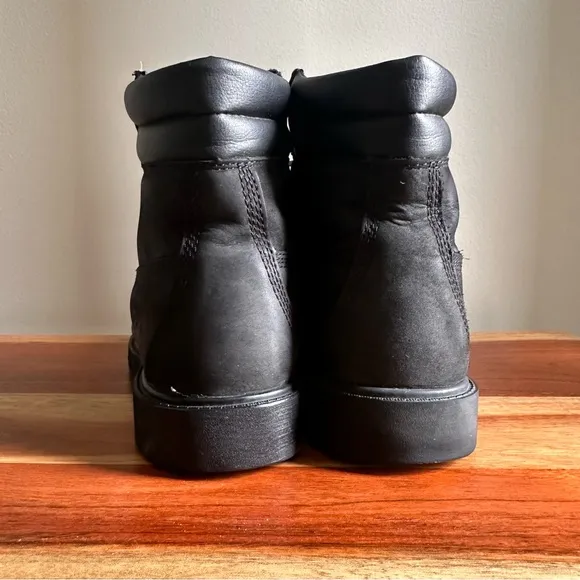 Timberland Linden Woods Black Waterproof Leather Boots Women’s Size 7.5 Lug Sole
