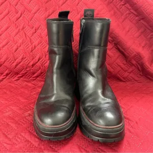 Timberland Malynn Women's Black Leather Side Zip Waterproof Boots A2D78 W10