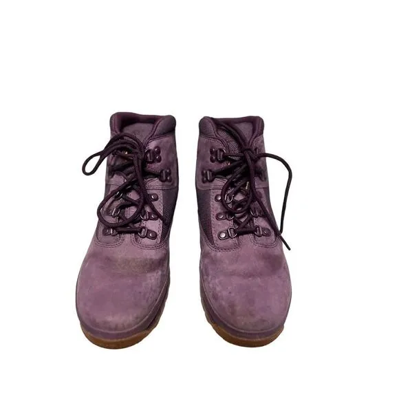 TIMBERLAND PURPLE SUEDE BOOTS GIRLS SIZE 7