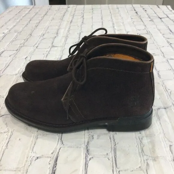 Timberland Smart Brown Suede Leather Chukka Boots Men’s Size 10.5M Brown