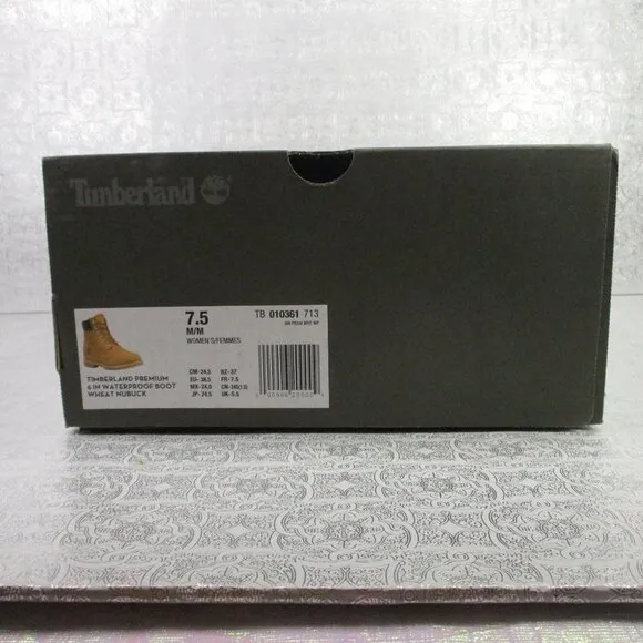 TIMBERLAND Tan Waterproof Boots NIB Size 7.5