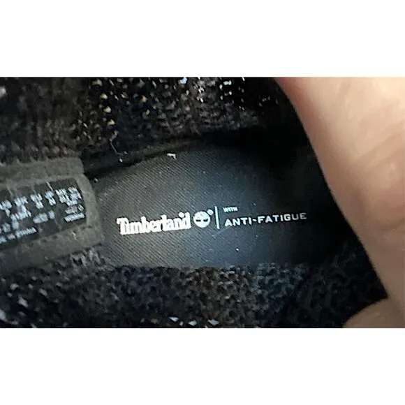 TIMBERLAND WOMEN'S AUTHENTICS OPEN WEAVE 6” BOOT – Black Nuback - Size 7  ***Ite