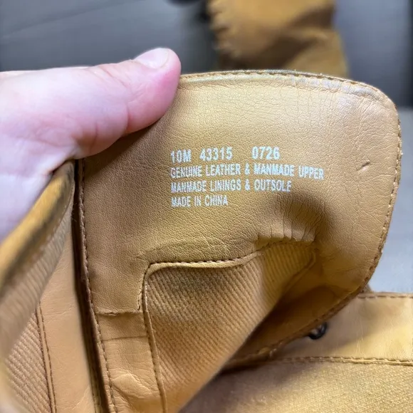 Timberland Women's Tan Tall Leather suede Boots 10