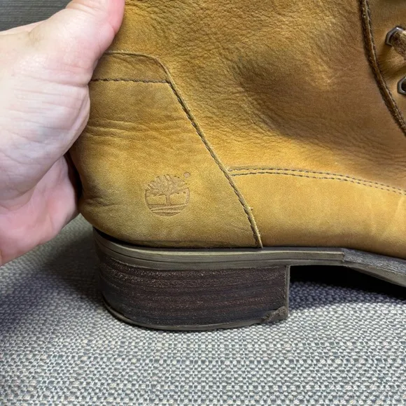 Timberland Women's Tan Tall Leather suede Boots 10