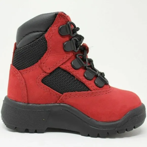 Timberland Youth's 6&quot; Premium Field Waterproof Boots Ruby  A1RNB  Size : 4