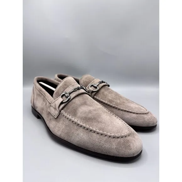 TO BOOT NEW YORK Men's Corvo Apron Toe Loafers Shoes, Marmota, Size 9.5 M