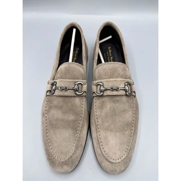 TO BOOT NEW YORK Men's Corvo Apron Toe Loafers Shoes, Marmota, Size 9.5 M