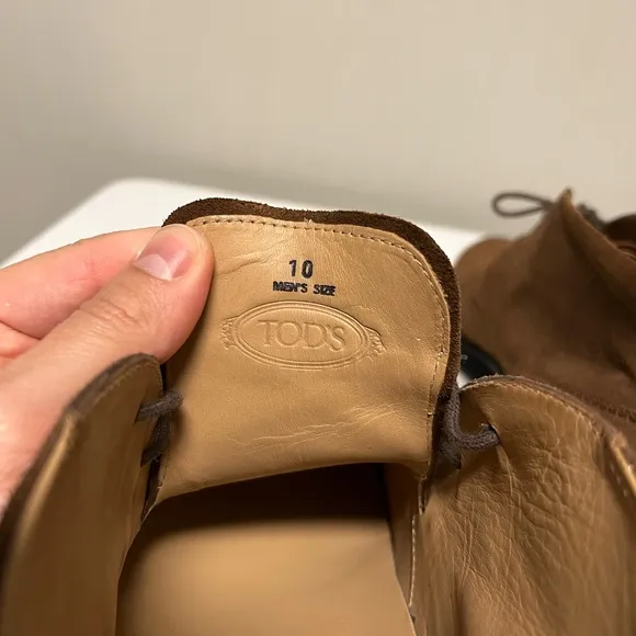 Tod’s Desert Boots in Suede Brown US 11.5 EU 44.5