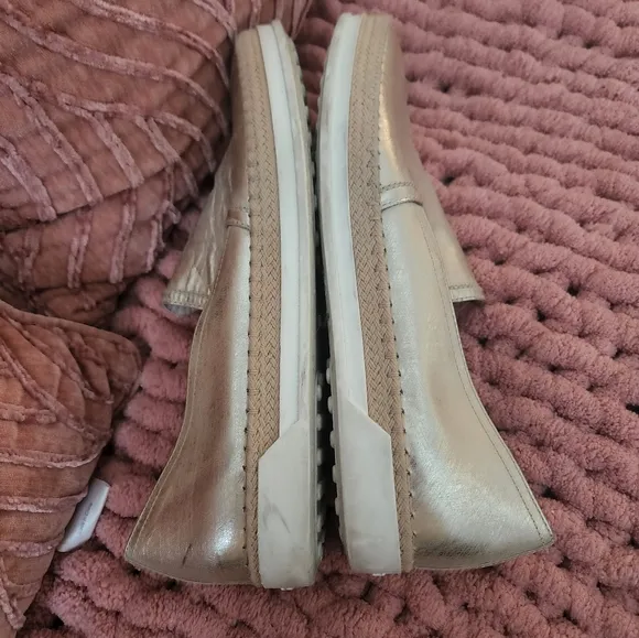 Tod's Gold Women's Loafers