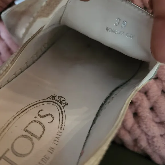 Tod's Gold Women's Loafers