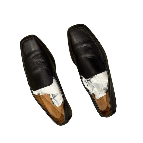 TOD’S Gommino Driving Leather Black Loafers Women’s Size 7.5 Made In Italy