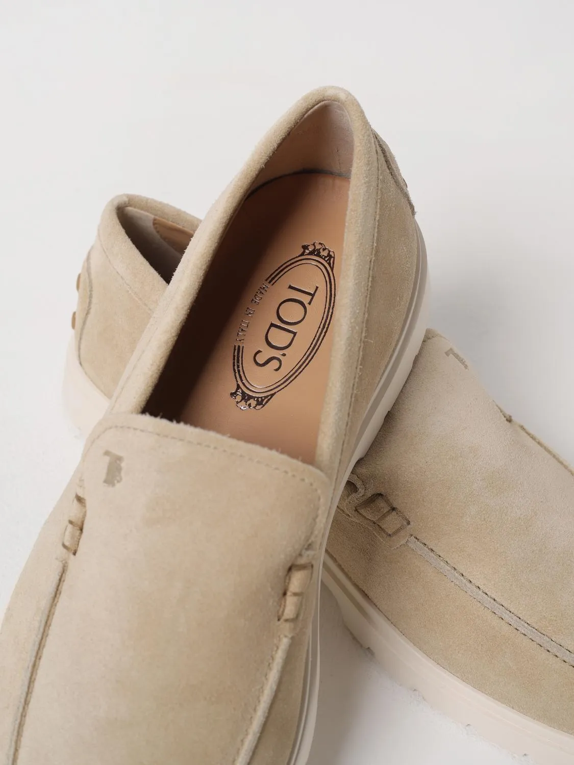 Tod's Loafers Men Beige