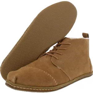 Tom’s Women’s Venice Collection Tan Suede  Size 6.5 Lace-Up Chukkas Boots