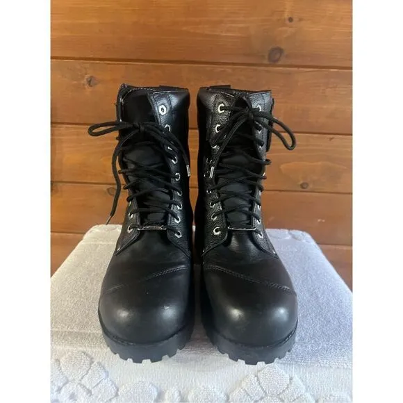 Tourmaster Coaster WP Mens Road Boots Black Sz 8.5 NIB