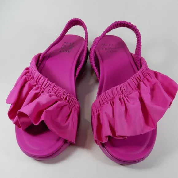 TRACY REESE NATURALIZER Hope For Flowers Firecracker SANDALS Size 8 Fuchsia NEW