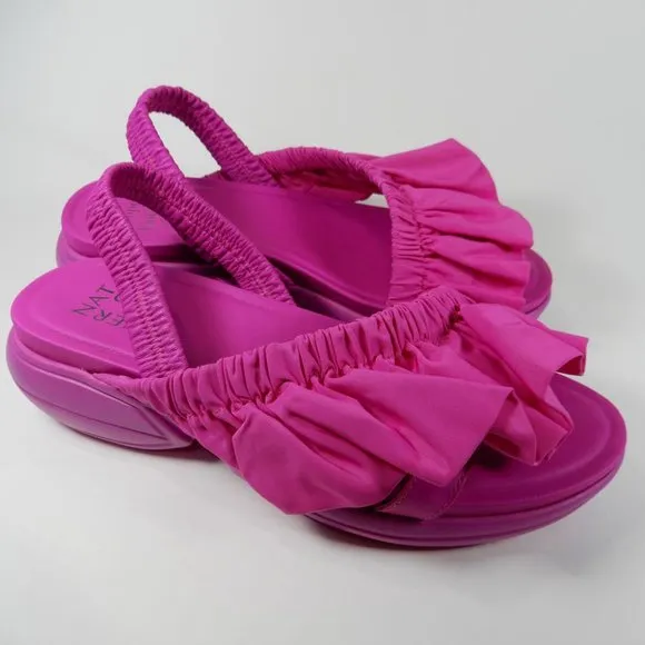 TRACY REESE NATURALIZER Hope For Flowers Firecracker SANDALS Size 8 Fuchsia NEW