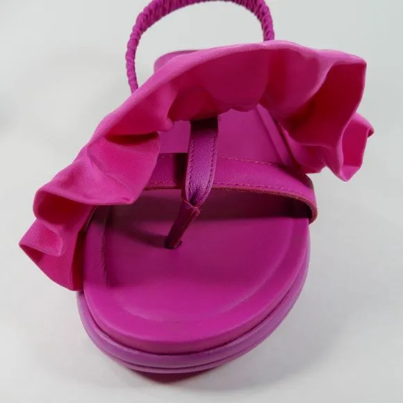 TRACY REESE NATURALIZER Hope For Flowers Firecracker SANDALS Size 8 Fuchsia NEW