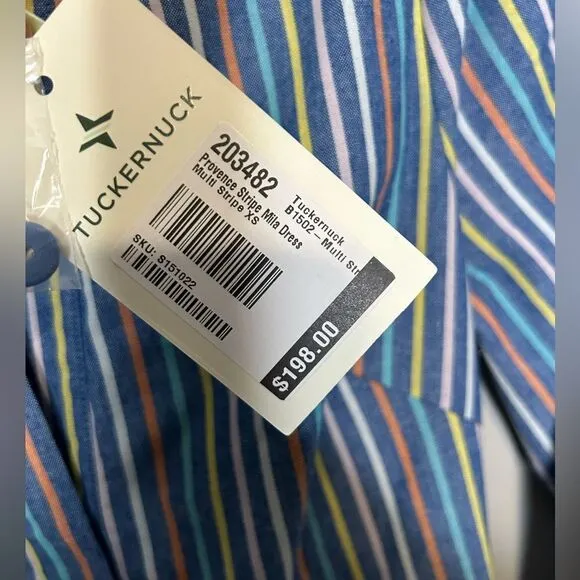 TUCKERNUCK Provence Stripe Mila Dress NWT