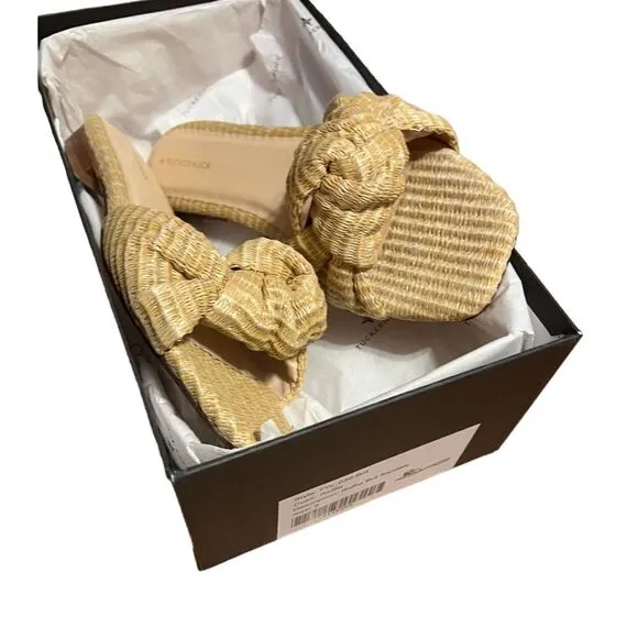 Tuckernuck Raffia Brit Sandals NIB Women's Sz. 9