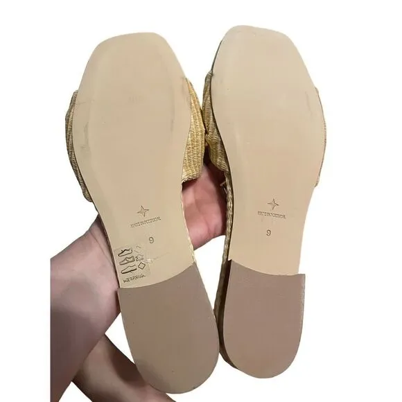 Tuckernuck Raffia Brit Sandals NIB Women's Sz. 9