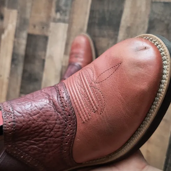 Twisted X Men's Cowdog Leather Slip on Boots Western Sz 8.5
