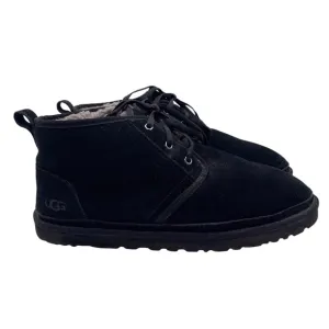 UGG 3236 Neumel Men's Suede Wool Chukka Boots - Black - Size 12