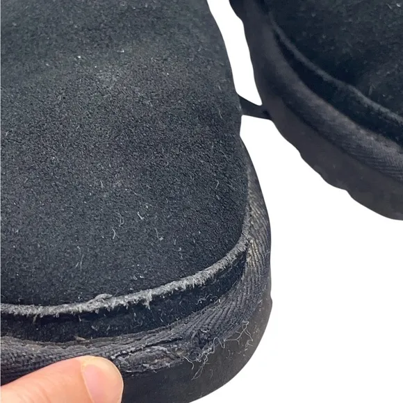 UGG 3236 Neumel Men's Suede Wool Chukka Boots - Black - Size 12