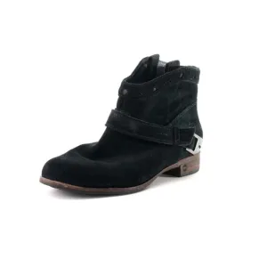 UGG Austin Black Suede Pull On Ankle Boots Bootie Suede Us 6 Eur 37
