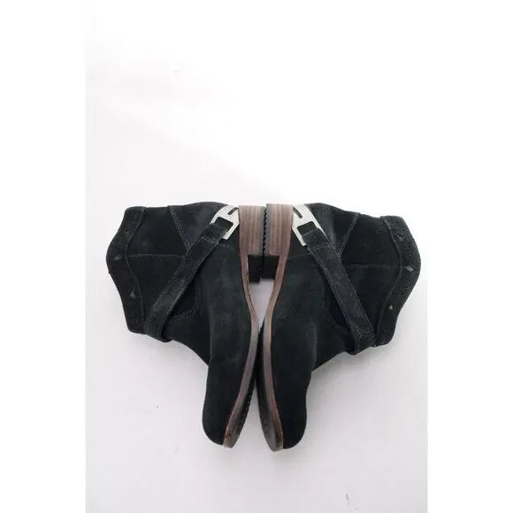 UGG Austin Black Suede Pull On Ankle Boots Bootie Suede Us 6 Eur 37