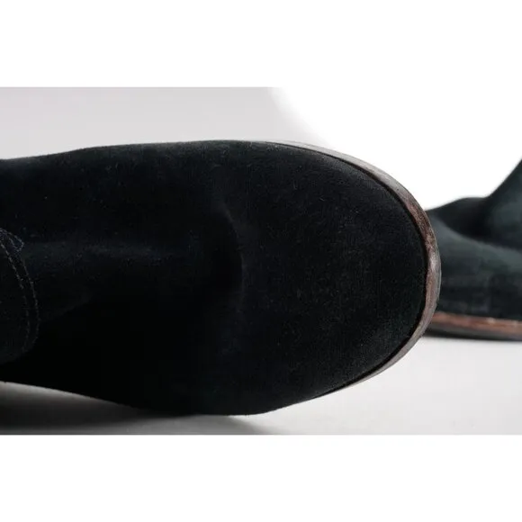 UGG Austin Black Suede Pull On Ankle Boots Bootie Suede Us 6 Eur 37