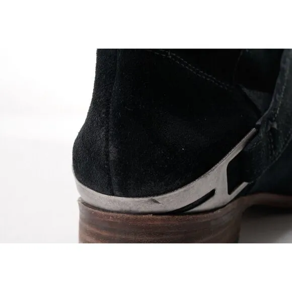 UGG Austin Black Suede Pull On Ankle Boots Bootie Suede Us 6 Eur 37