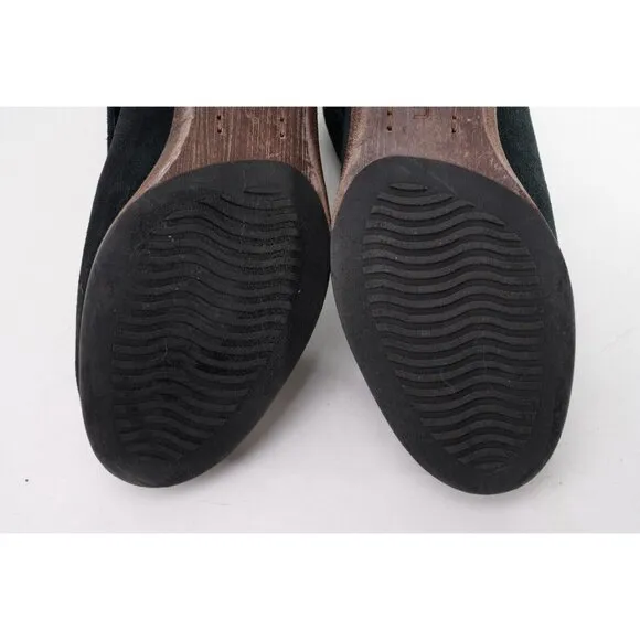 UGG Austin Black Suede Pull On Ankle Boots Bootie Suede Us 6 Eur 37