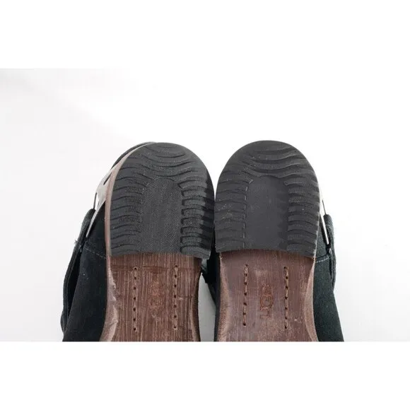 UGG Austin Black Suede Pull On Ankle Boots Bootie Suede Us 6 Eur 37