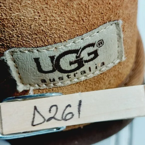 Ugg Australia Bailey Bow Kids Suede Faux Fur Winter Boots D261