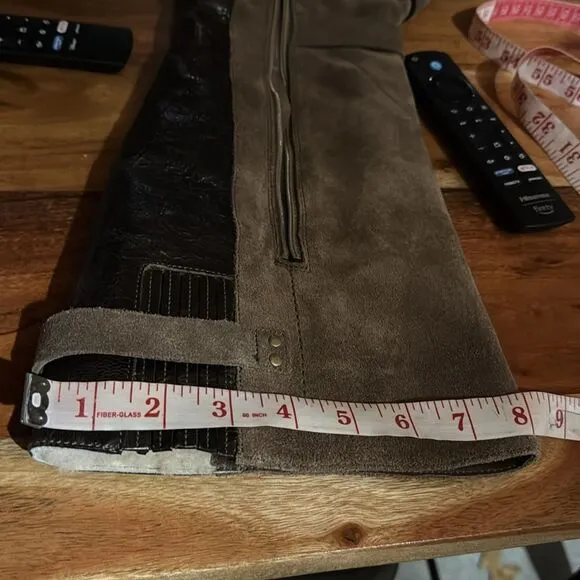 UGG Australia Cydnee Tall Riding Boots Womens Brown Suede Leather size 11 Eur 42