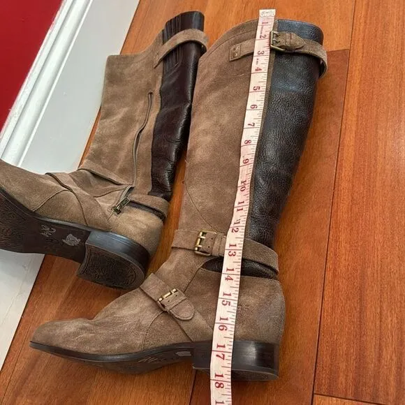 UGG Australia Cydnee Tall Riding Boots Womens Brown Suede Leather size 11 Eur 42