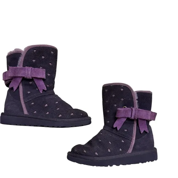 Ugg Australia Joleigh Purple Suede Boots