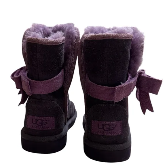 Ugg Australia Joleigh Purple Suede Boots