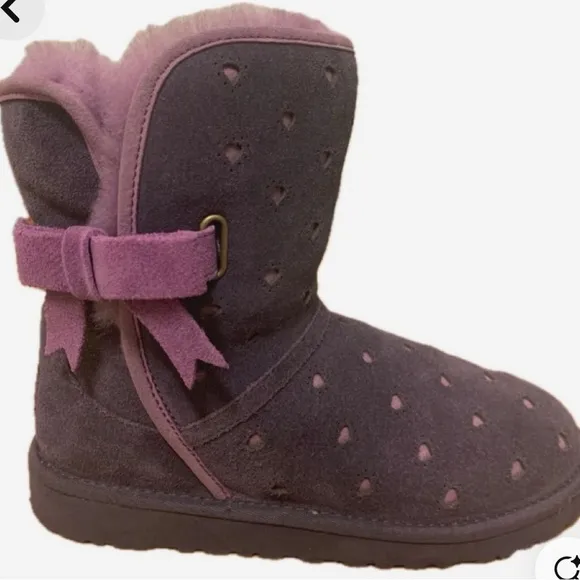 Ugg Australia Joleigh Purple Suede Boots